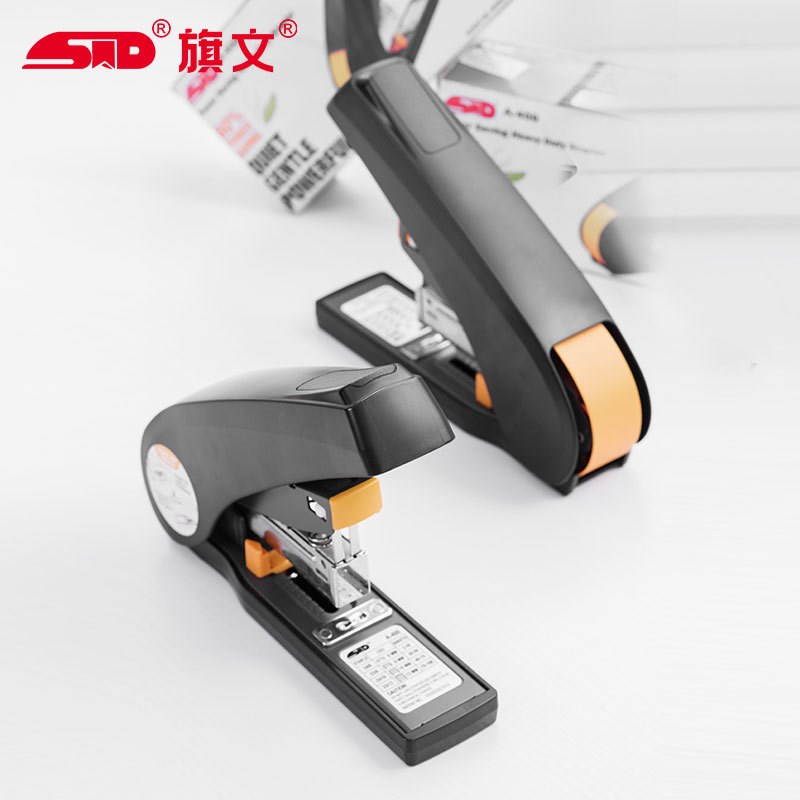 旗文省力重型订书机 订100页工厂图文店专用重型订书器大号订书机