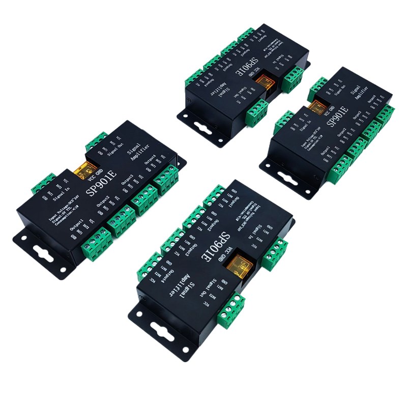 sp901e 幻彩放大器 多台多路同步流水控制器 灯带回流同步跑马