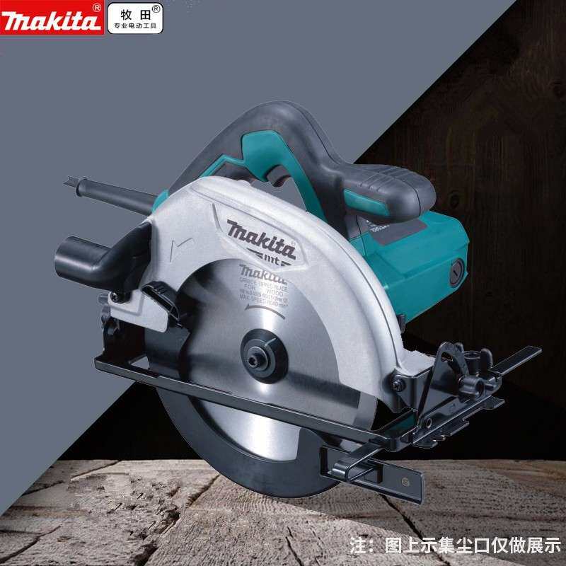 牧田牧田电圆锯7寸提木材切割机185mm木工圆盘锯手电锯M5802电动