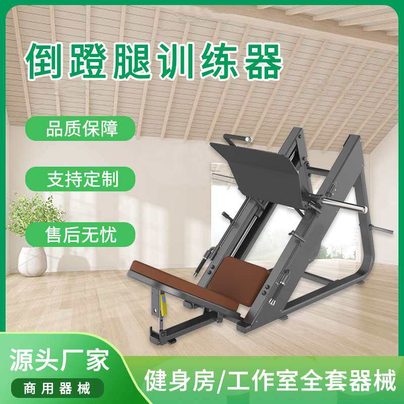 广州健身房健身 器材 必确系列豪华商用仰卧45度倒蹬腿训练机