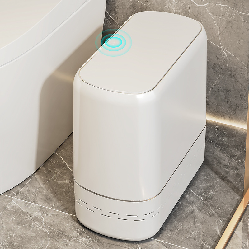 垃圾桶家用新款卫生间厕所专用带盖厨房客厅夹缝轻奢多功能垃圾桶