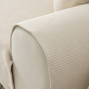 高档棉麻沙发垫四季通用防滑新中式实木坐垫子夏季亚麻靠背巾定制