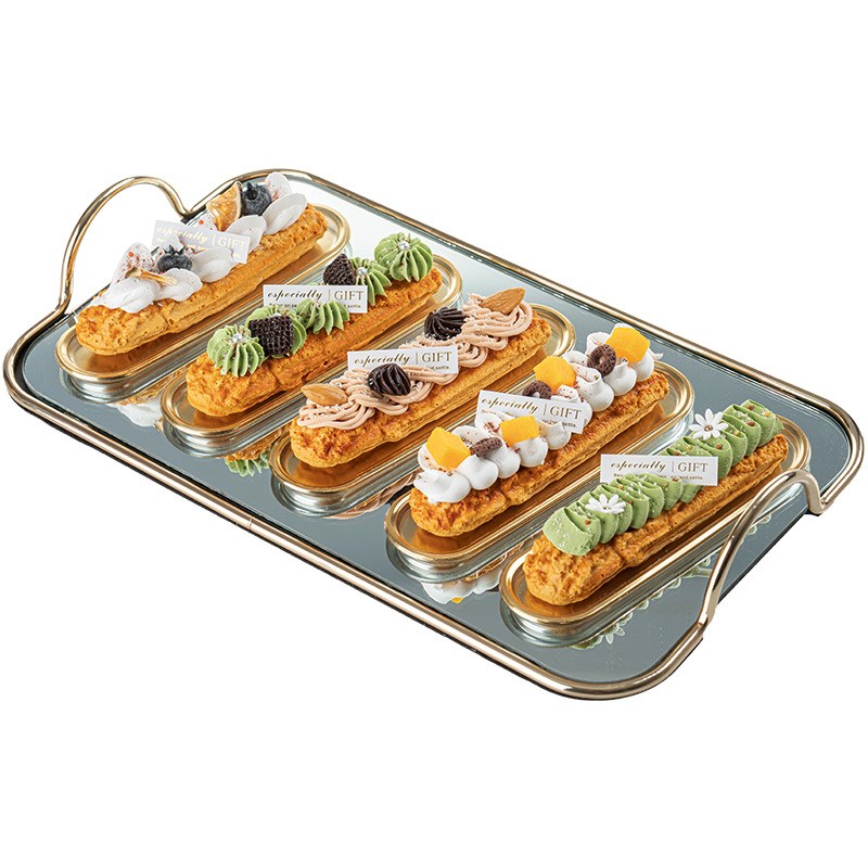 蛋糕模型仿真水果手指闪电泡芙模型西点拍照道具法式甜品装饰摆件