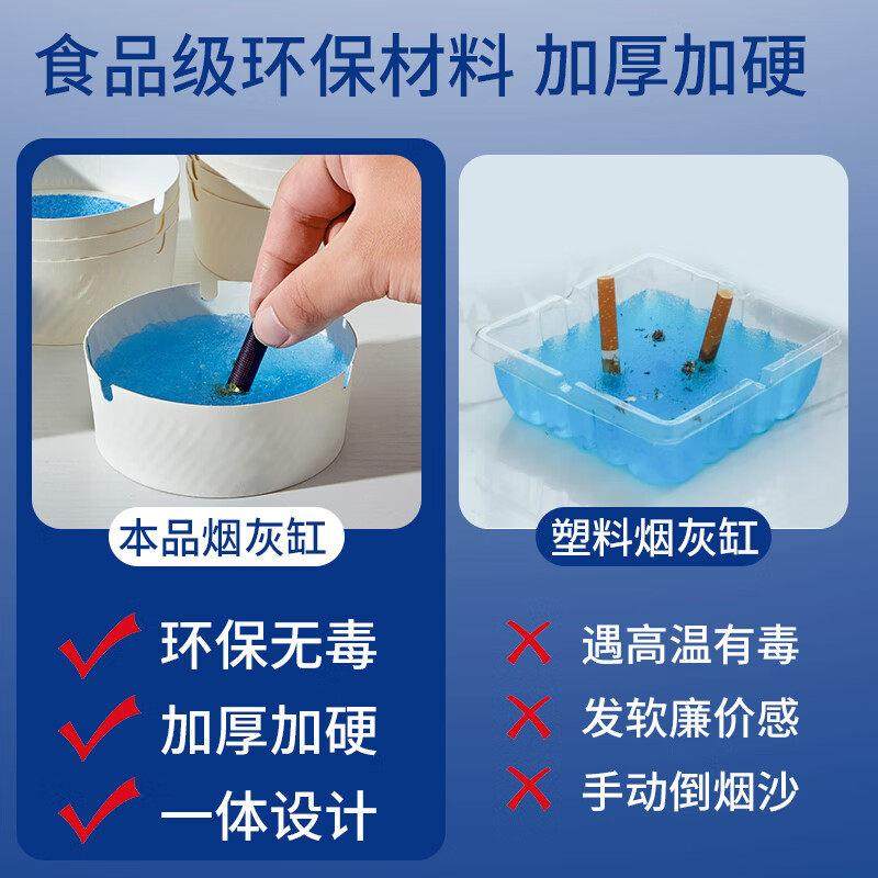 烟灰缸家用客厅自带灭烟沙螺茗春一次性公烟灰泥缸飞清洁剂办室吸,家居饰品,装饰烟灰缸,淘宝优惠券,粉丝福利购,淘宝优惠卷