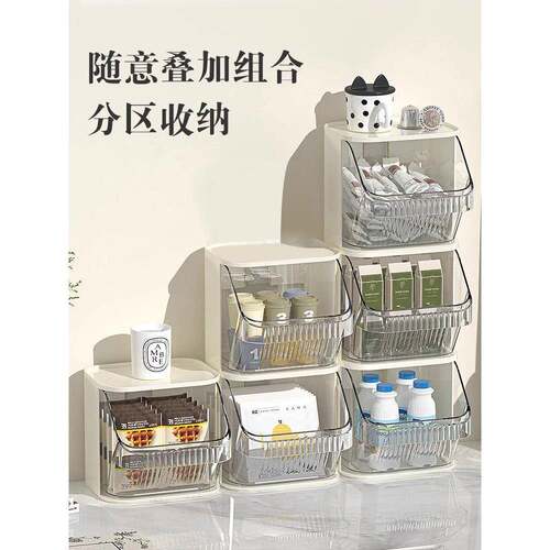 茶包收纳盒囊桌面啡公胶收纳大容量咖收纳架壁螺茗春挂办室咖啡角