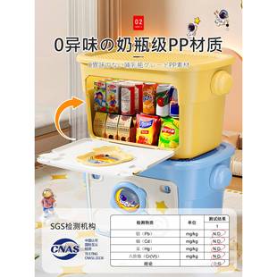 次日达日本玩具收纳箱整理大容量儿童储超塑料家用宝物多巴胺宝大
