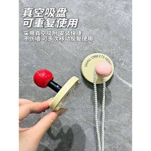 次日达吸玄关挂盘钩户门后挂衣服帽子入纳收架壁挂承重神器免打孔