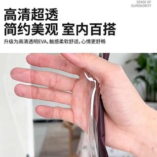 季厨房油烟防隔断窗客厅空调挡风磁吸冬防风保暖门帘空调冷透明气