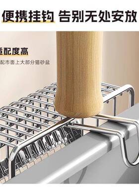 不锈钢属SZ005细孔猫砂金铲合一猫砂铲专用豆腐二砂猫砂专用铲铲