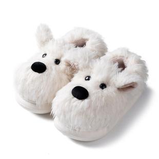 西高地可狗爱潦草小棉月LT-7110拖鞋女冬室内居季家保暖子鞋厚底