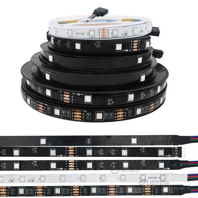 led灯带5505爆0rgb黑板30灯12灯 usb单V跨色七彩电视电脑氛围5V50