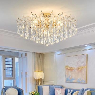 弗伦现代客厅吊灯2025年新款轻奢大气高级感法式主卧室餐厅水晶灯