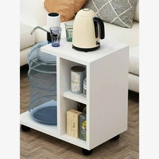 放饮水机置物架桶装水架子多功能沙发小桌子可移动小茶几边几柜子