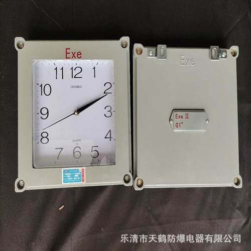 化工车间防爆石英钟中石化危险专用防爆接线箱防爆钟表