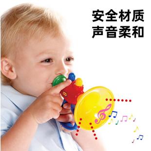TOLO早教启蒙婴儿喇叭可吹小号吹奏乐器哨子宝宝益智音乐玩具亲子