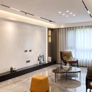 磁吸轨道灯嵌入式嵌入式磁吸轨道无主灯2025款无主灯客厅灯卧室灯