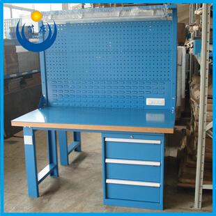 重型铁板工作台钳工工作台磨具维修桌台虎钳工作桌车间装配台