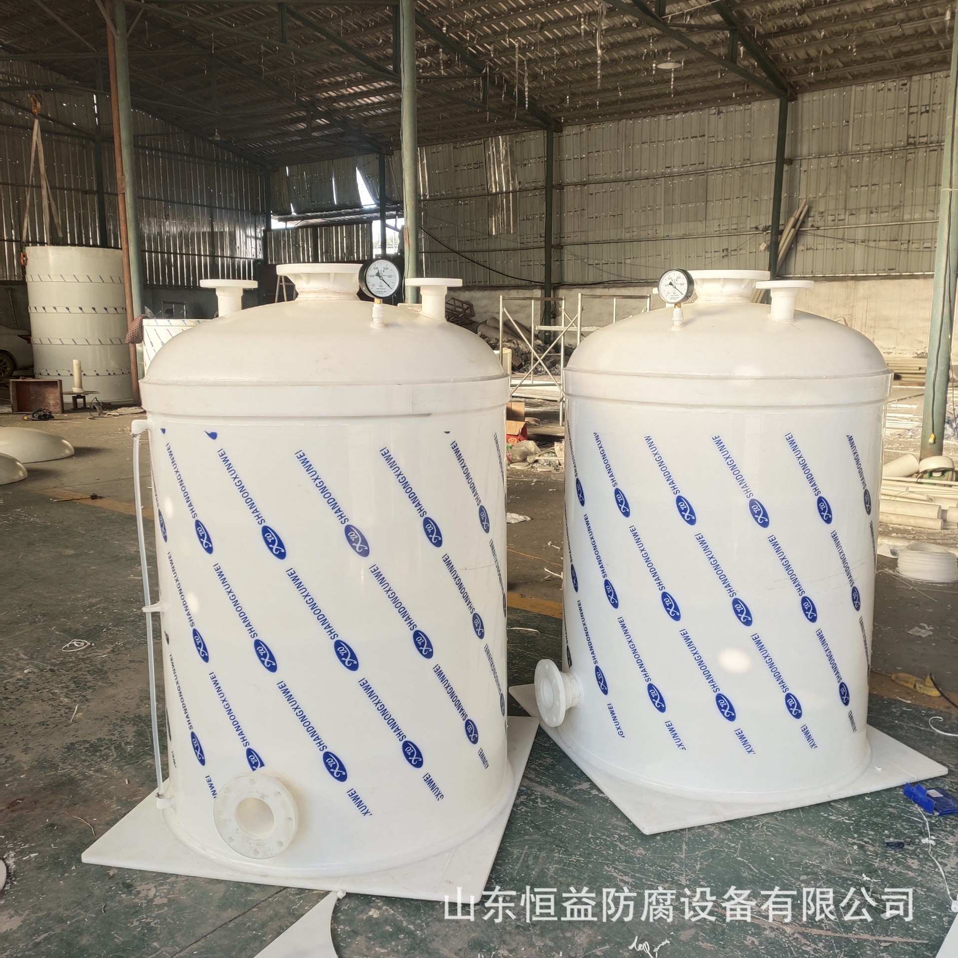 山东恒益厂家供应PP自吸罐 引水罐 虹吸桶小型立式PP虹吸罐