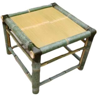 5ZW竹制品家具禅意竹餐桌茶桌新中式正方形茶舍竹茶几竹桌子