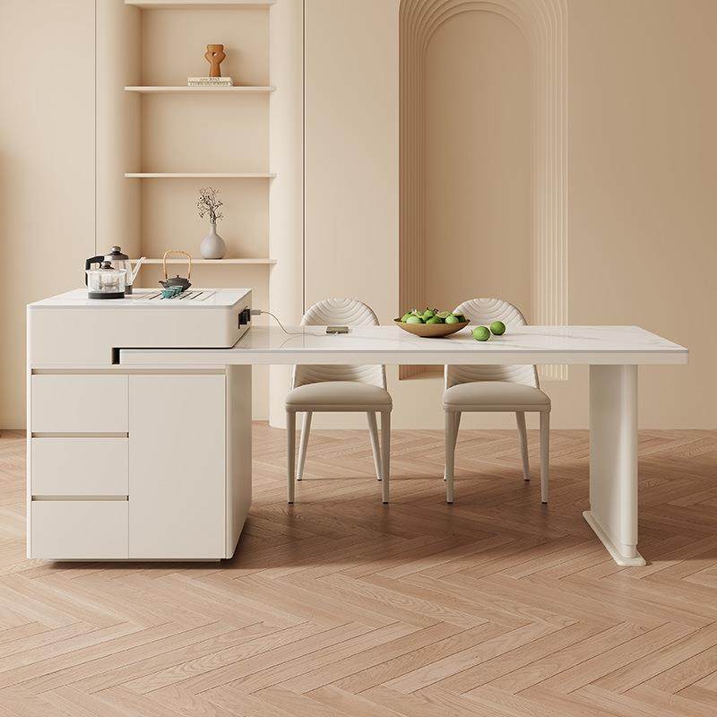 奶油风岩板岛台餐桌茶桌书桌一体两用家用办公室简约茶桌椅茶台,畜牧/养殖物资,畜牧/养殖器械,淘宝优惠券,粉丝福利购,淘宝优惠卷