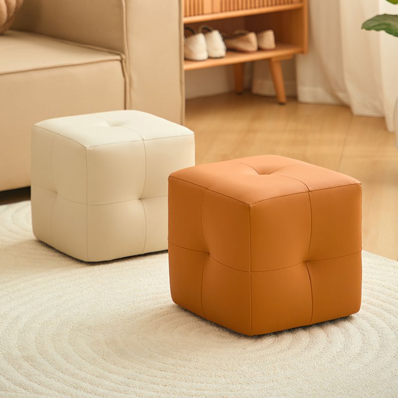 北欧沙发凳子轻奢板凳家用客厅脚踏换鞋方凳茶几矮凳门口坐墩实木