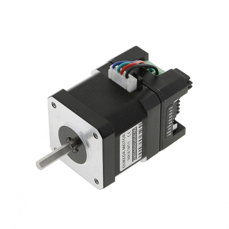 42微型步进电机驱动器一体机套装脉冲信号或者IO控制42一体机电机