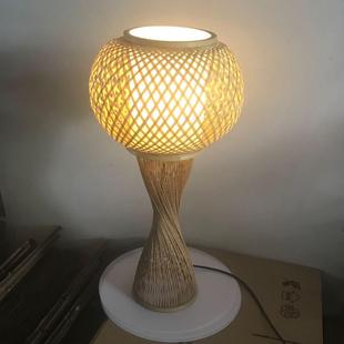 田园饭店餐厅民宿客栈农家乐竹艺竹编灯小蛮腰灯笼落地灯竹艺台灯