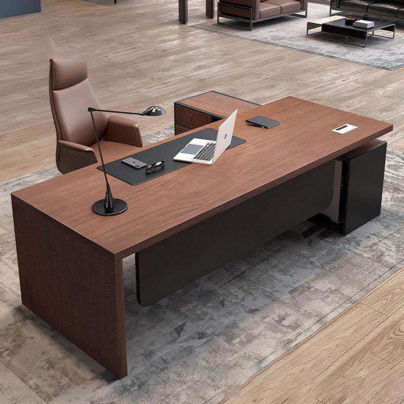 高档大气老板桌董事长办公室家具律师事务所实木办公桌总裁大班台