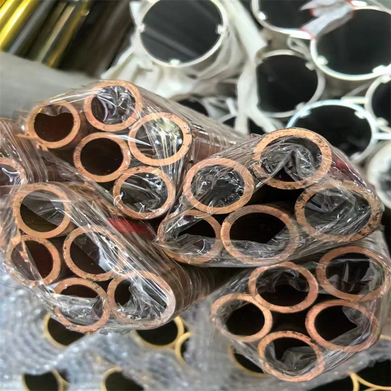 现货紫铜管 空调管 紫铜盘管 红铜管铜tp2空调管