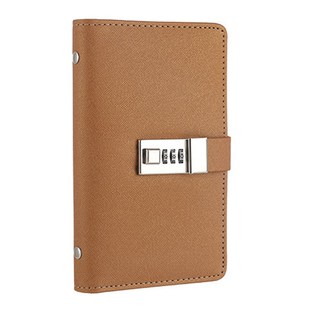 2024新款密码锁现金存钱本银行支票存单收纳夹票据夹演唱会票根本