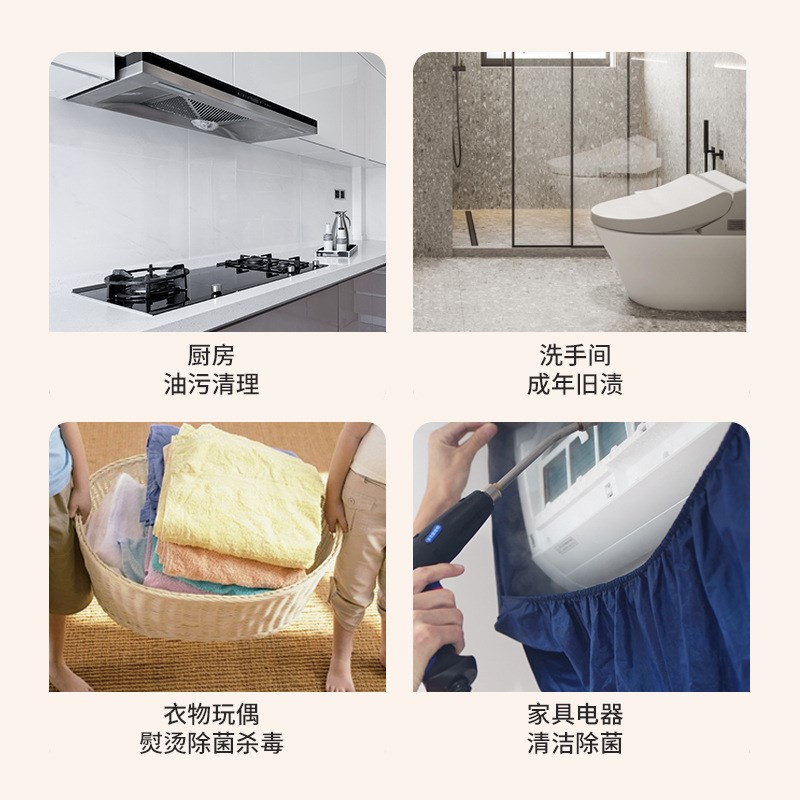 手持调档 1600ML新款高温蒸汽清洁机 220V 110V 供应