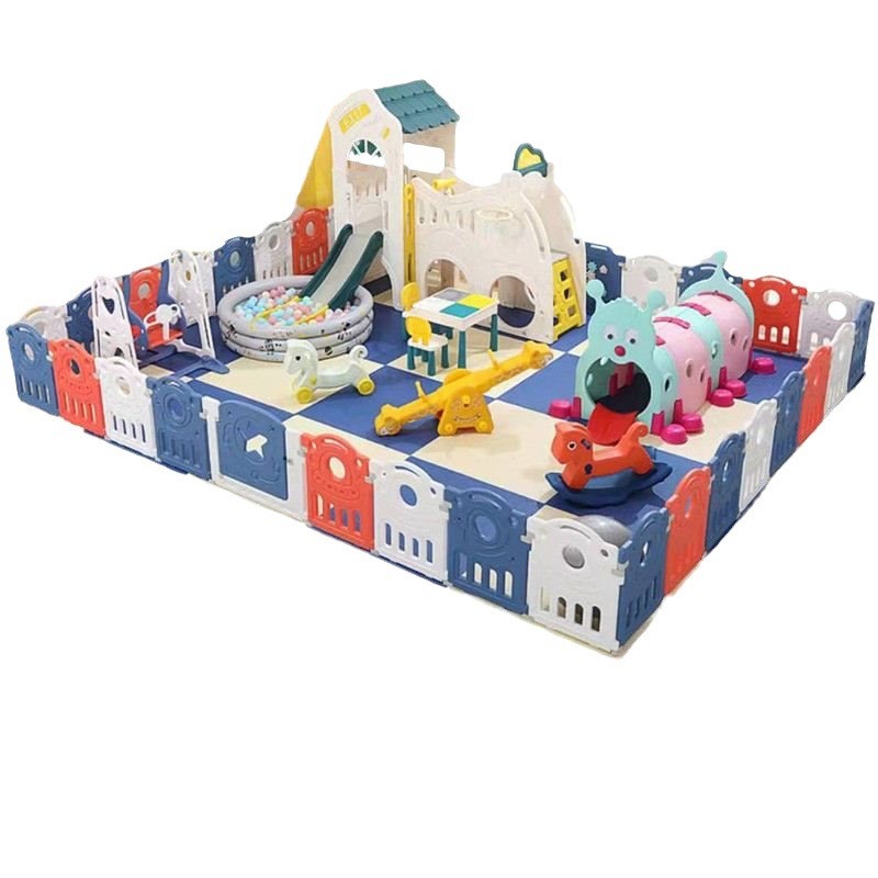 儿童乐园家用室内滑滑梯秋千小型家庭游乐场设备宝宝游乐园围栏