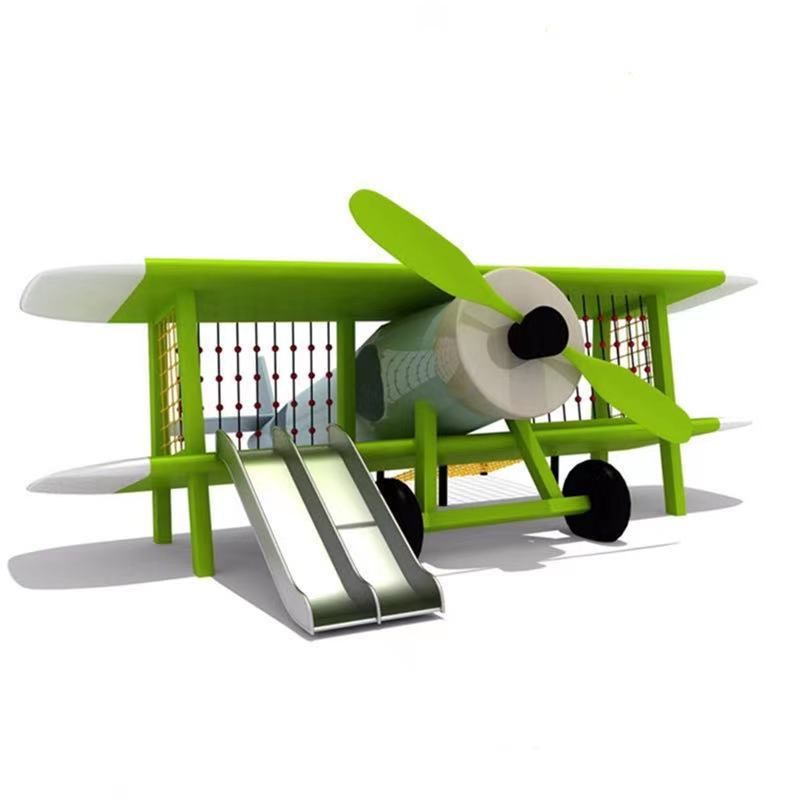 户外大型无动力不锈钢滑梯网红设施幼儿园室外游乐设备定 制