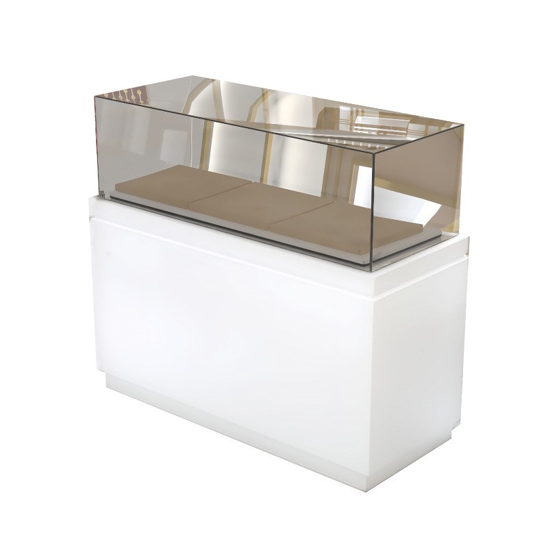 珠宝首饰展示柜玻璃柜台博物馆展示柜玉器文物展览陈烤漆列产品柜