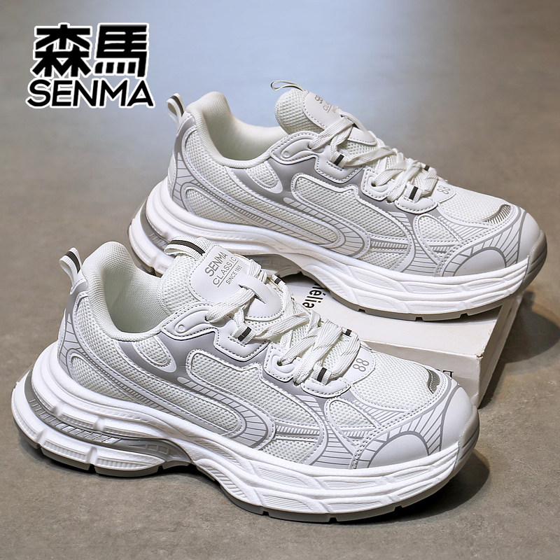 SENMA/森马秋冬新款网面女鞋男鞋