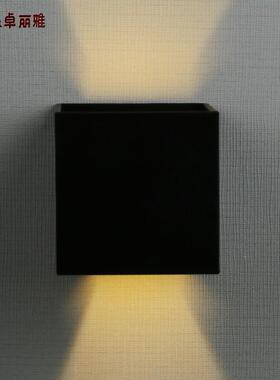 现代简约led室内壁灯酒店客房铝制亚克力壁灯家居楼梯墙壁灯