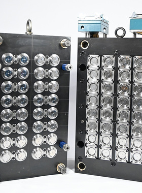 台州塑胶模具厂精密塑胶模具定制加工32腔60mll采集杯盖子模具