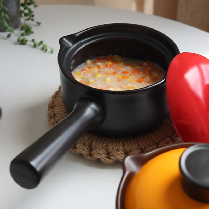 长柄辅食锅小砂锅一人食带盖沙锅