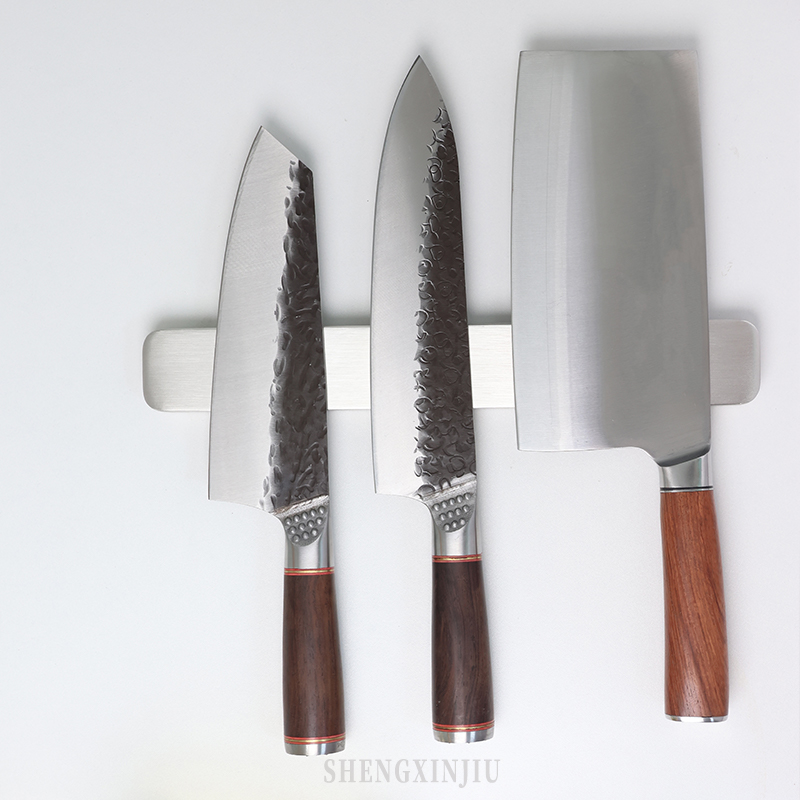 厨房不锈钢家用壁挂式刀具收纳架