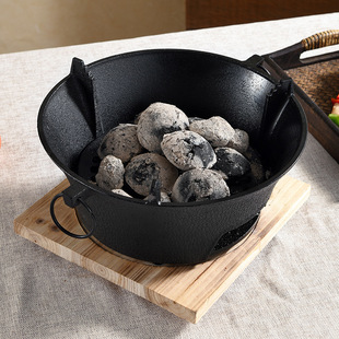 铸铁炉炭炉炉子烤炉碳炉户外煮茶取暖烧烤炉打边炉火锅炖菜火炉