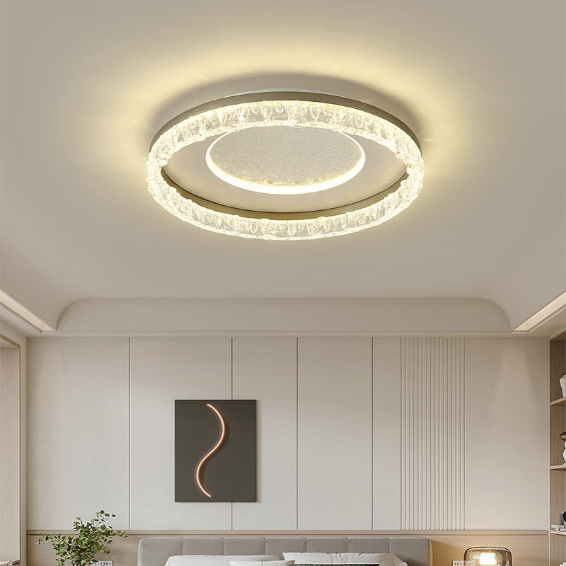 网红现代新款简约主卧室灯具北欧轻奢大气房间客厅书房led吸顶灯