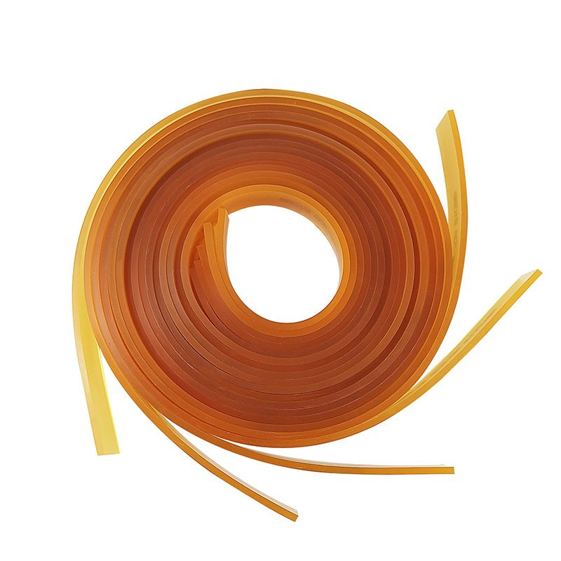 优力丝印刮胶/刮刀/刮条/胶条/一圈2米 TUICO胶刮 耐溶剂进口刮胶