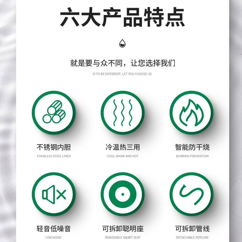 客厅卧室办公室办公室用台式桶装水温热冷热全新桌面饮水机