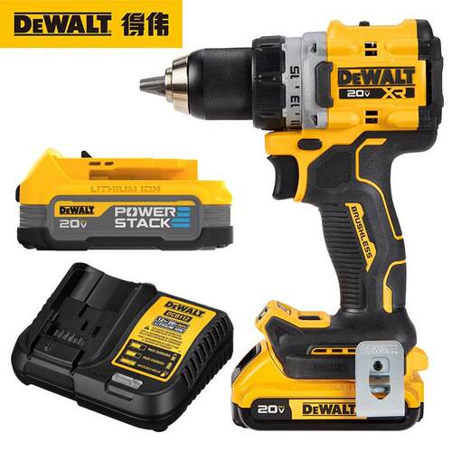得伟(DEWALT)DCD800D2T-A9紧凑型锂电无刷手电钻电动螺丝刀20V