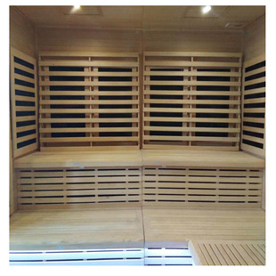 厂家定制可移动桑拿房木板单人无水汗蒸房光波房大型酒店桑拿房