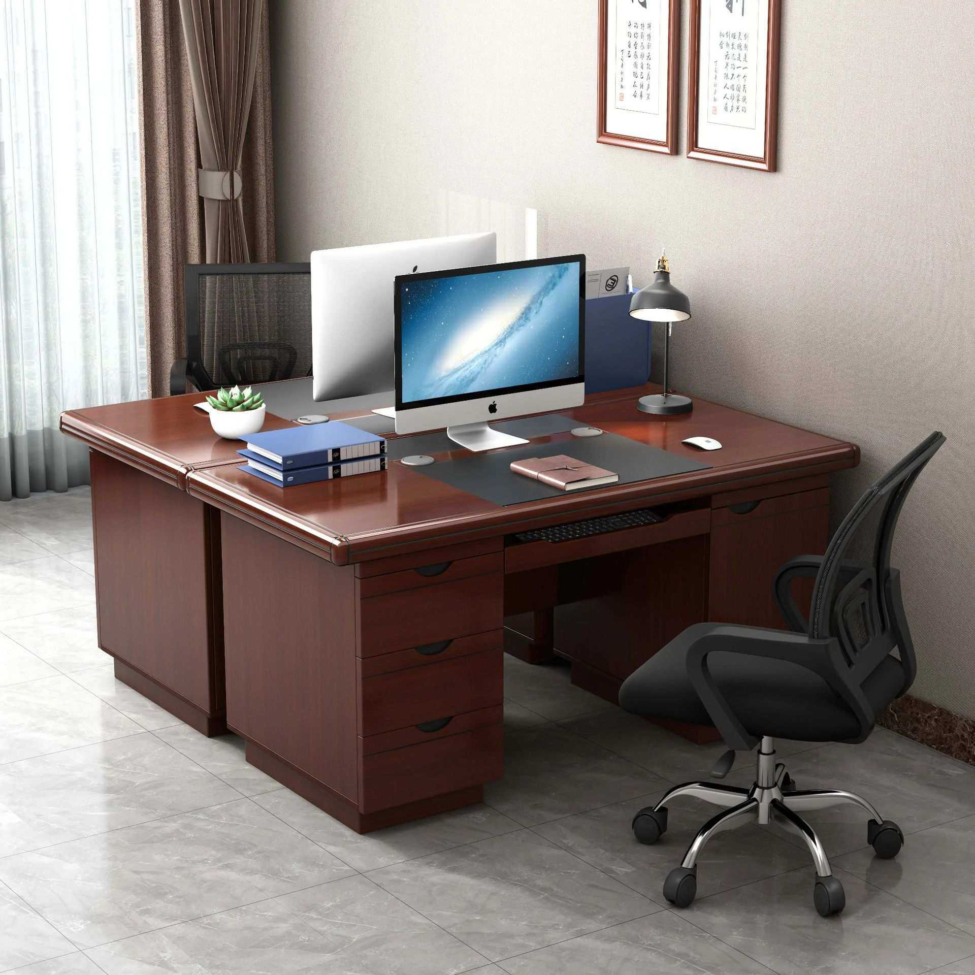 工厂 油漆实木贴皮办公桌子台式电脑桌班台办公桌椅组合单人位,电子元器件市场,其它元器件,淘宝优惠券,粉丝福利购,淘宝优惠卷
