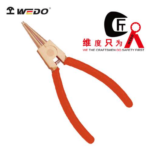 WEDO维度工具防爆外挡圈钳无火花无磁铍青铜钳子夹钳子圈钳BE257