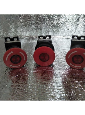 AR30V2L带灯急停按钮FUJI富士原装AR30V2L-10E3R 急停按钮