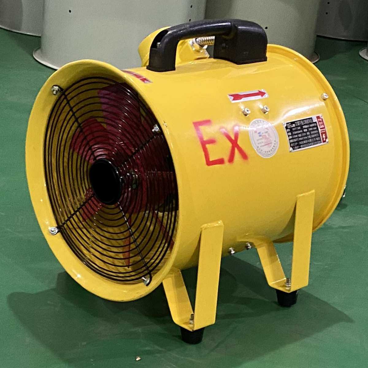 JK轴流风机手提式移动式排风扇抽风鼓风机隧道喷漆工业 防爆风机