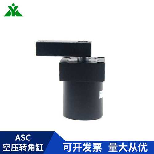 上法兰安装ASC-FA32SR/40SLx90 空压治具缸转角缸 双压版旋转气缸